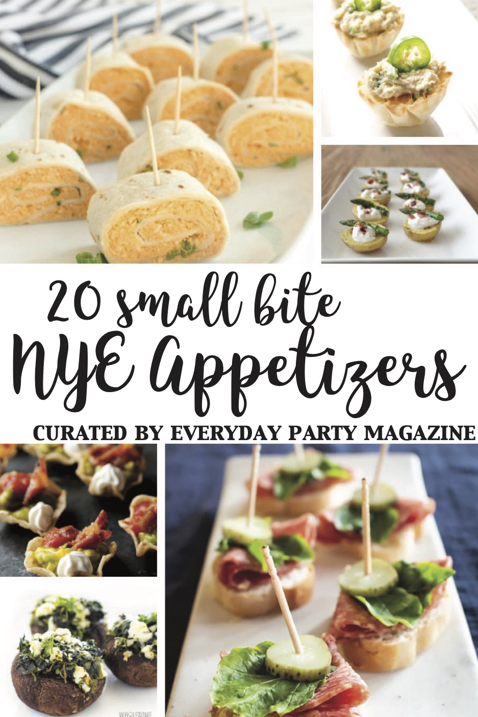 20 Small Bite New Year's Eve Appetizers - Everyday Party Magazine