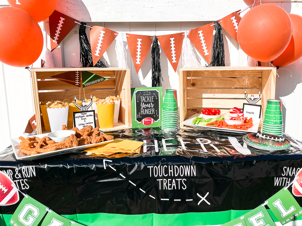 Football Party Food Table