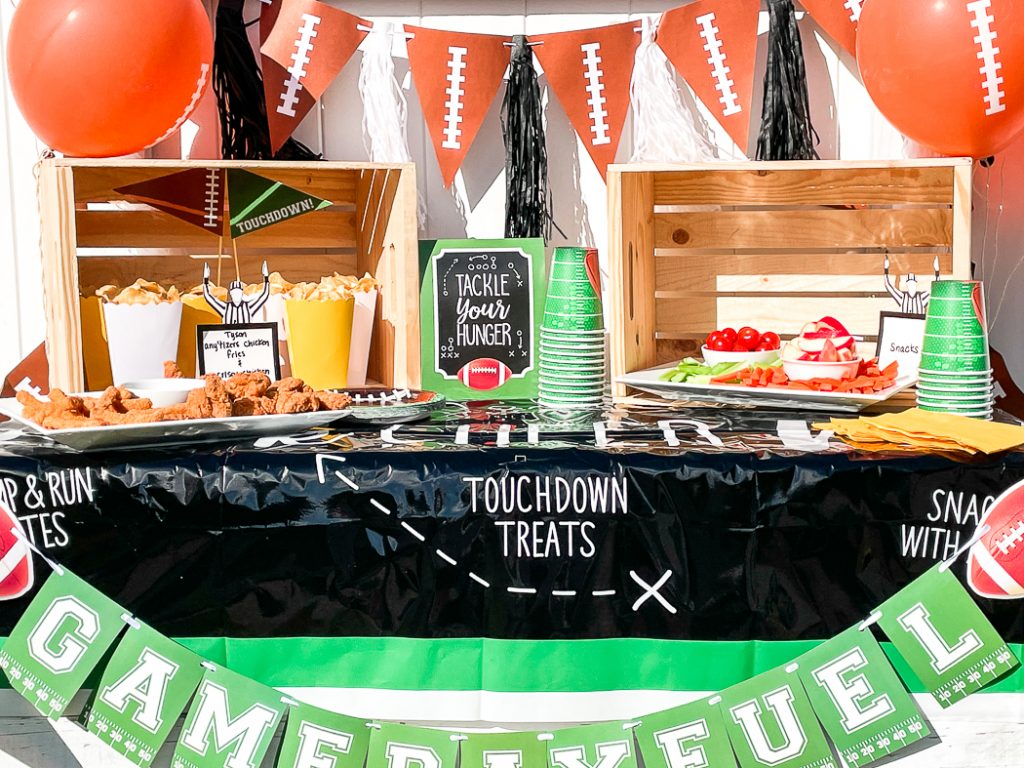 Game Day Food Table
