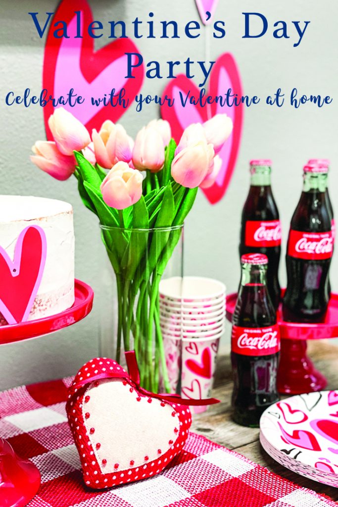 Valentine's Day Movie Night Coca Cola Tulips