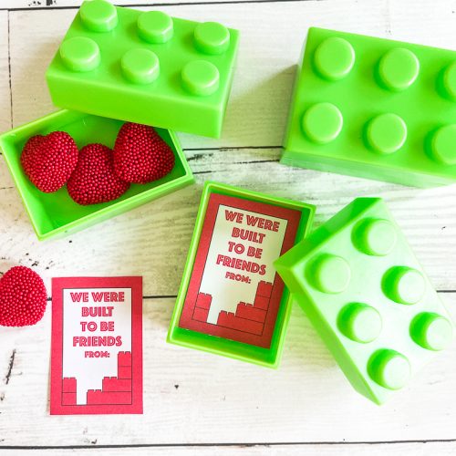 LEGO Printable Valentine Cards