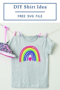 DIY Rainbow Shirt
