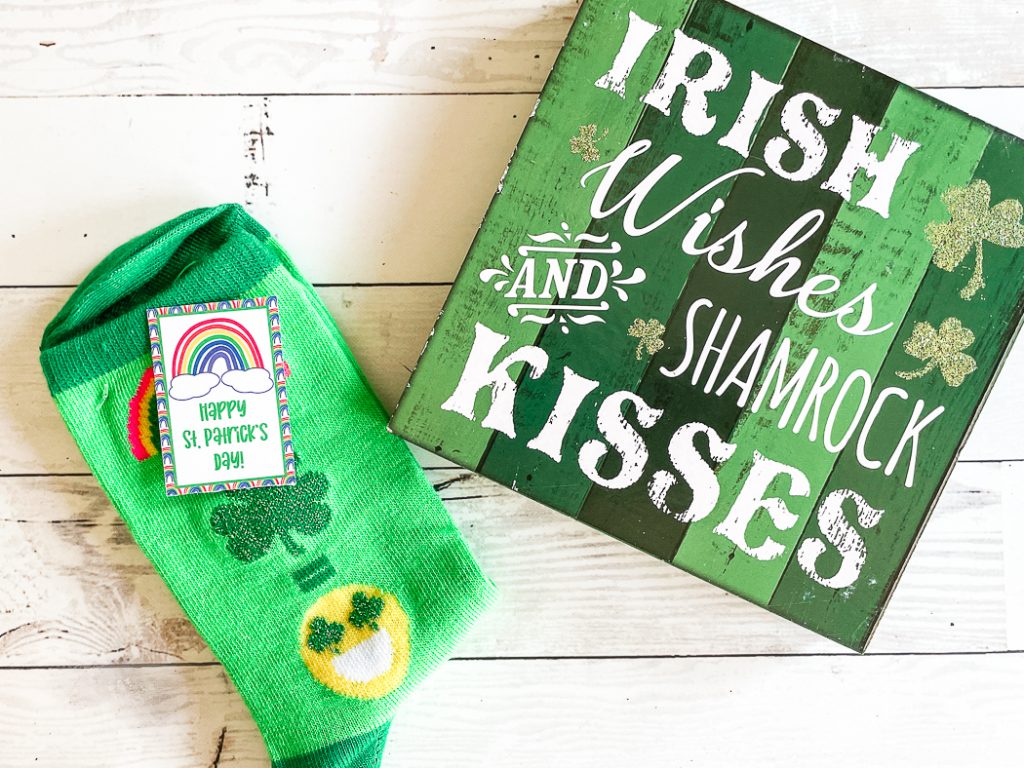 Green Socks Irish Sign