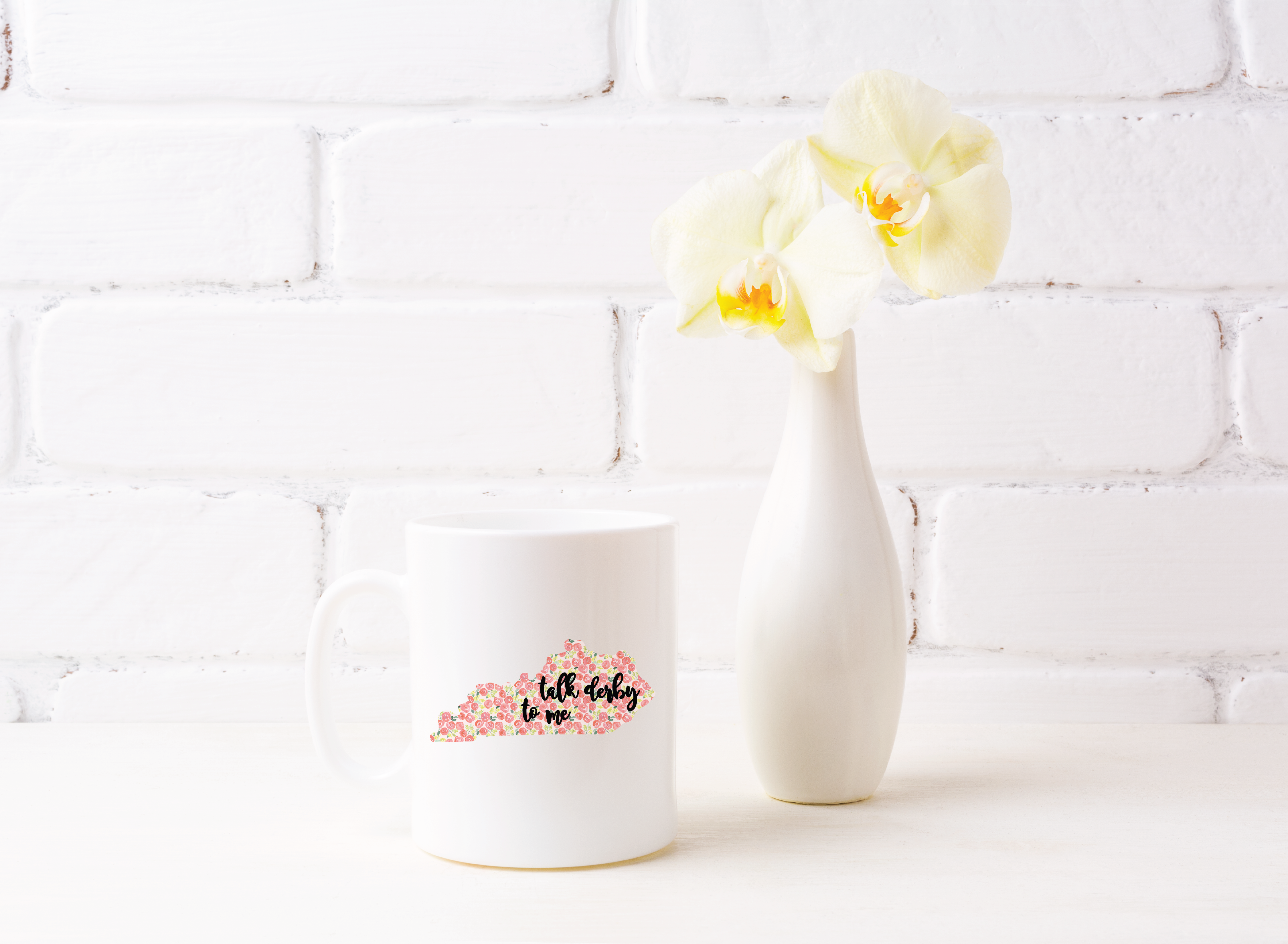 Kentucky Coffee Mug Flowers