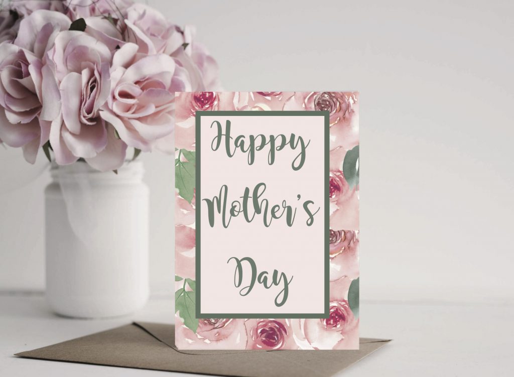 Mother's Day Card Flowers