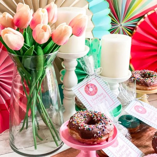 Donuts and Flowers