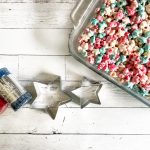 Star Cookie Cutter Sprinkles Cereal Krispie Treats