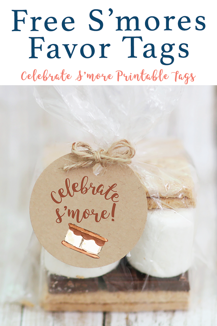 Free Printable S'mores Tags - Everyday Party Magazine