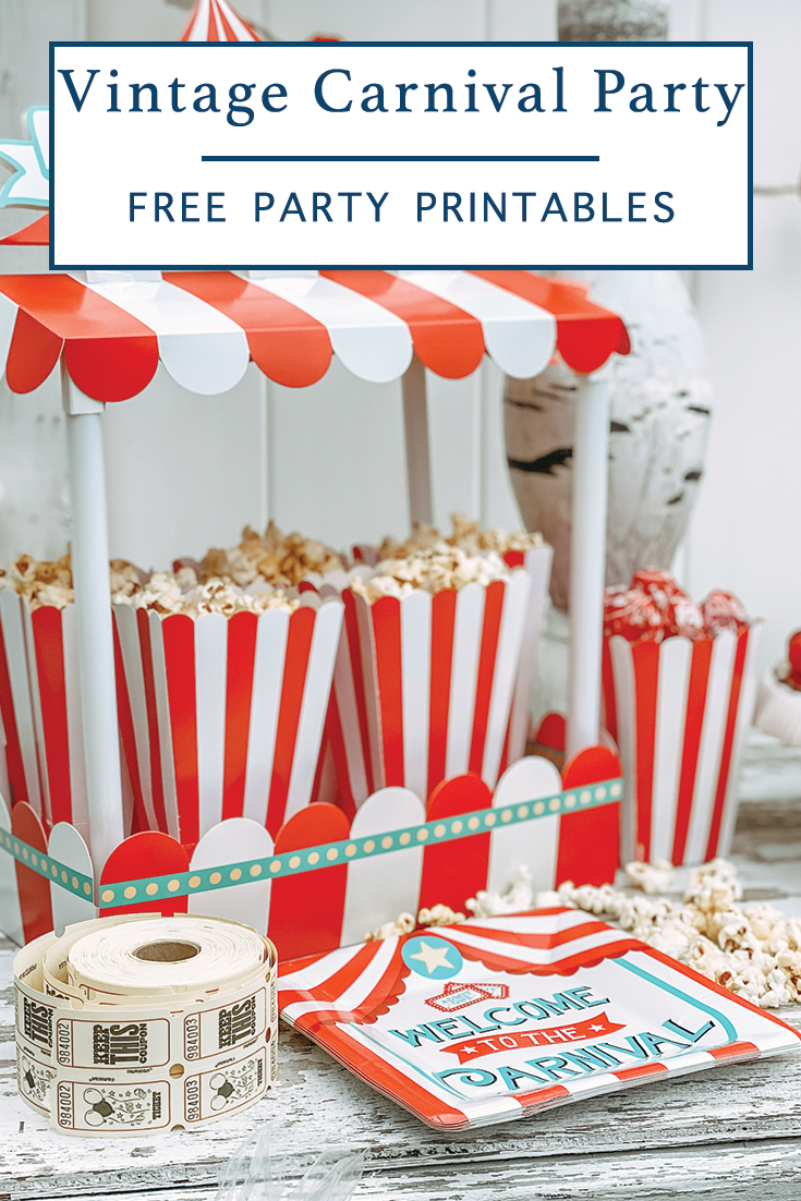 Carnival Theme Party Printables - Everyday Party Magazine