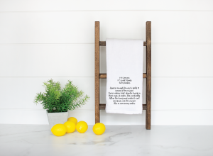 Kitchen Towel Lemons