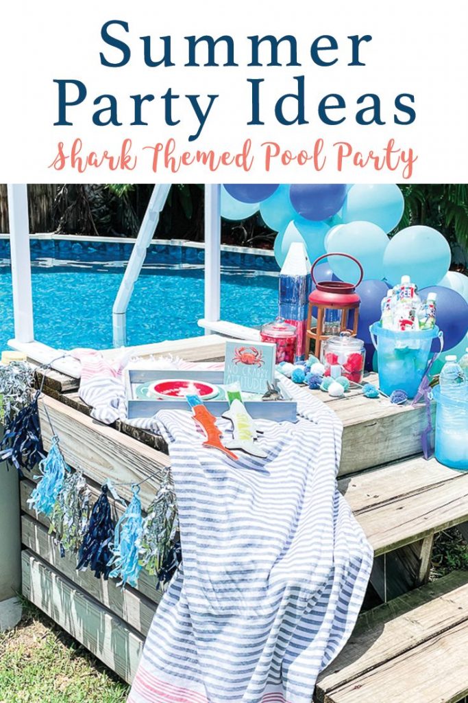 Shark Party Table