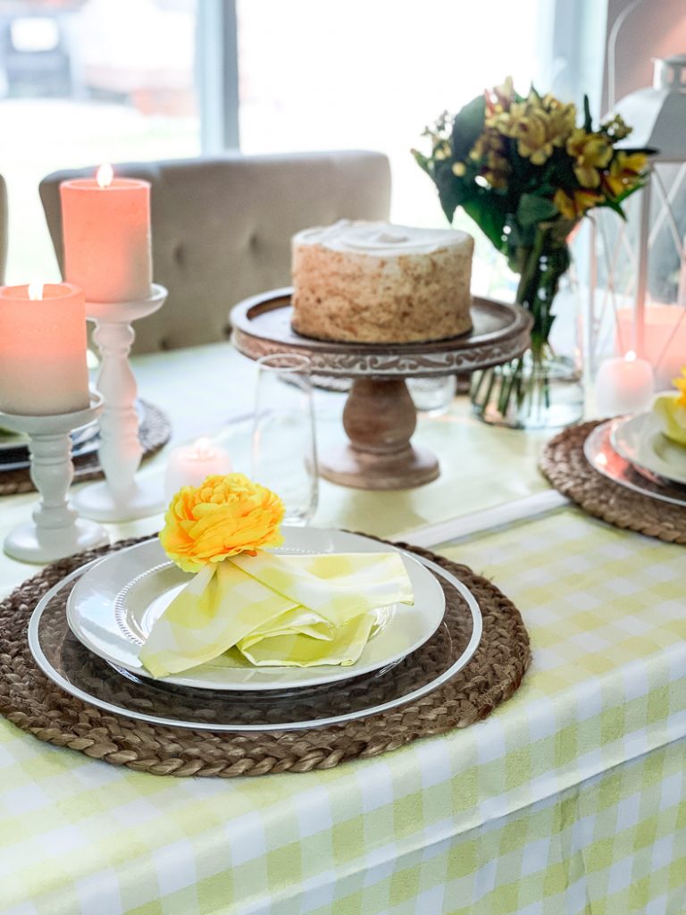 Yellow Tablescape