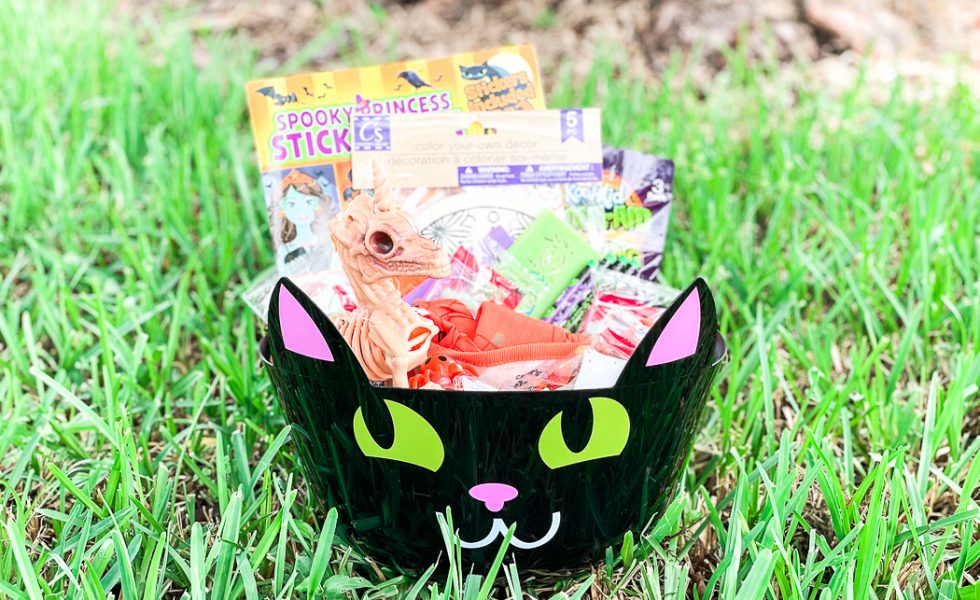 Halloween Cat Bucket