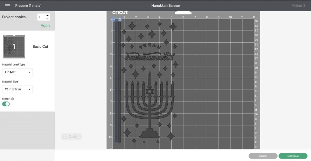Hanukkah Banner Screen Shot