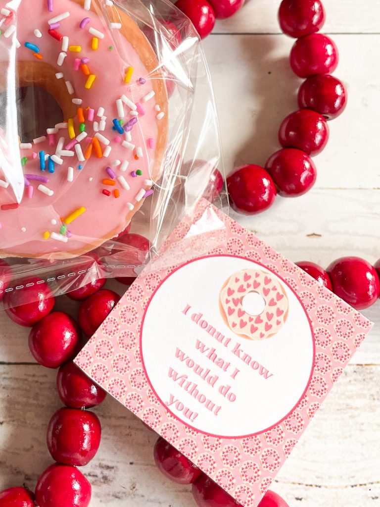 Donut Printable Valentine Card