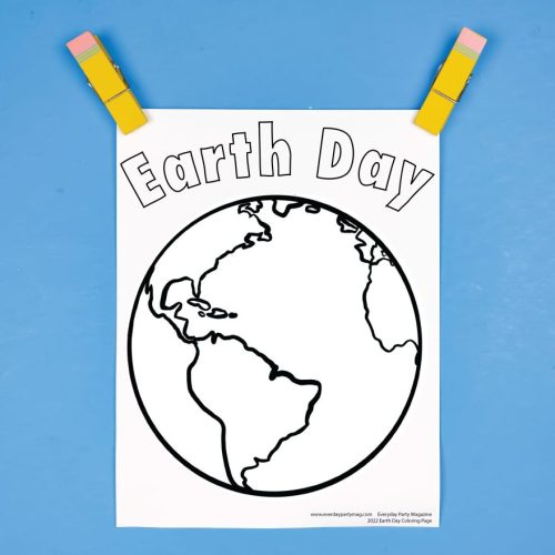 Earth Coloring Sheet