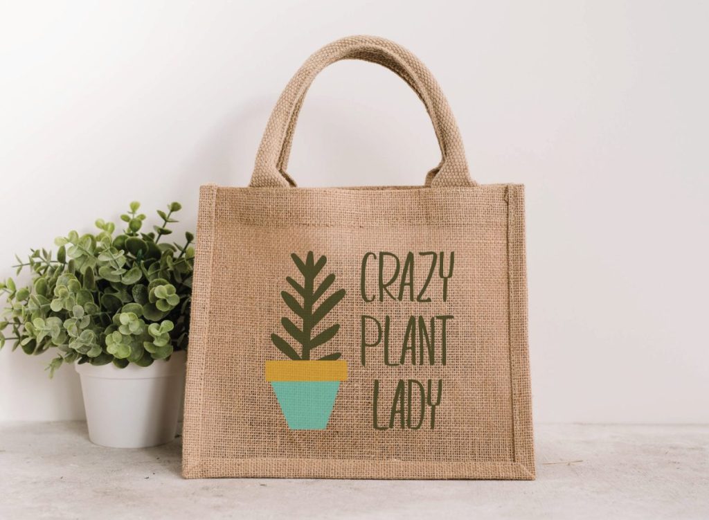 Crazy Plant Lady Garden Tote