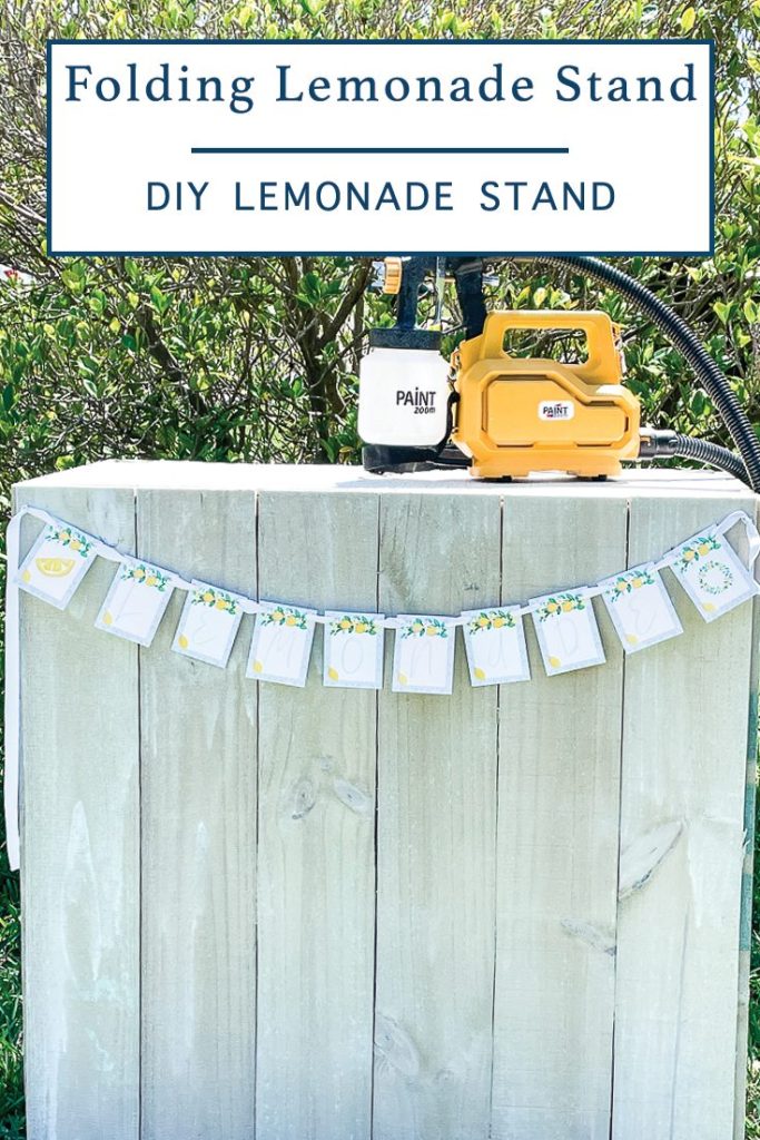 DIY Folding Lemonade Stand