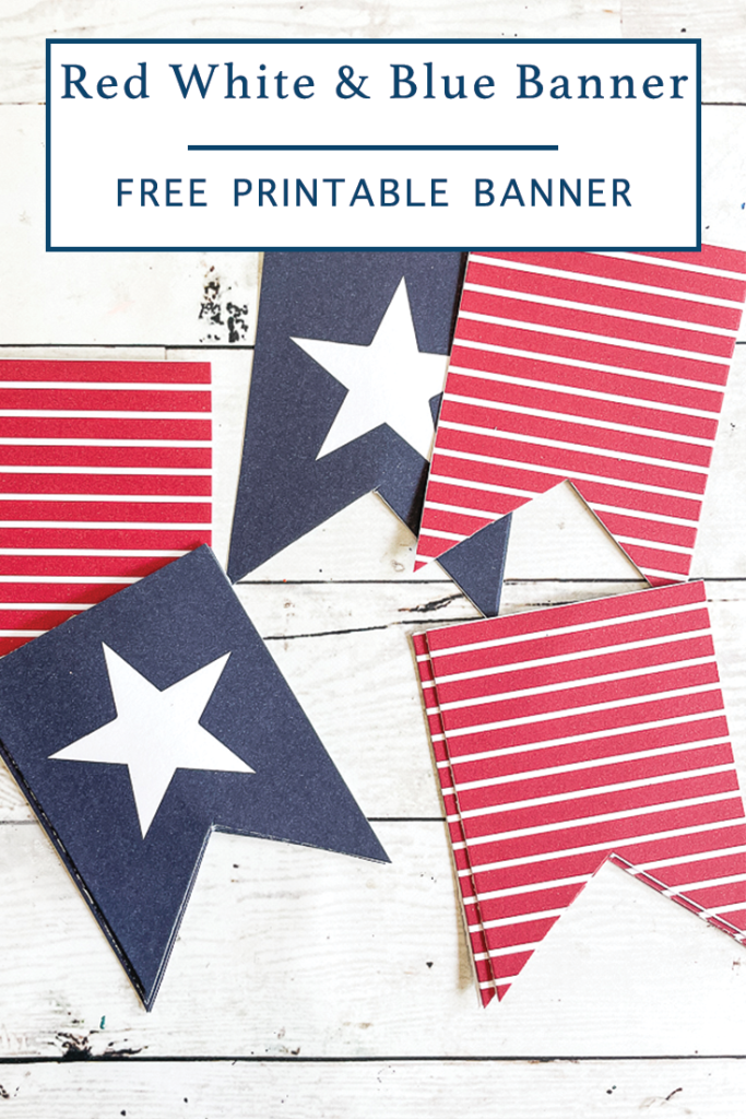 Patriotic Banner Printable