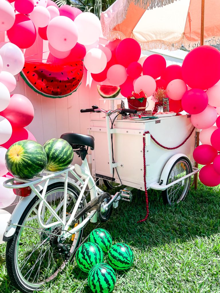 Watermelon Party Cart