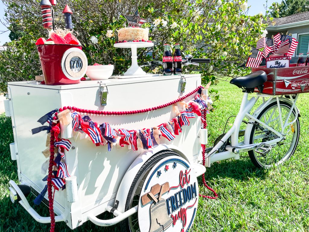 Patriotic Ice Cream Trike
