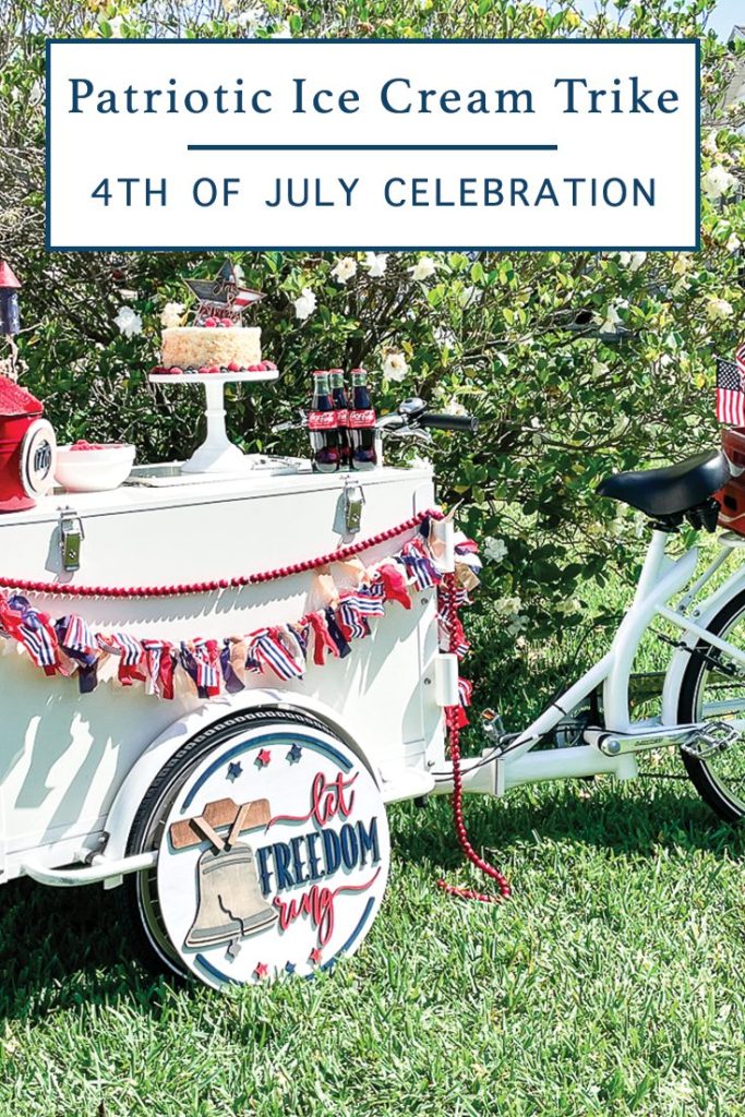 4th of July Ice Cream Cart