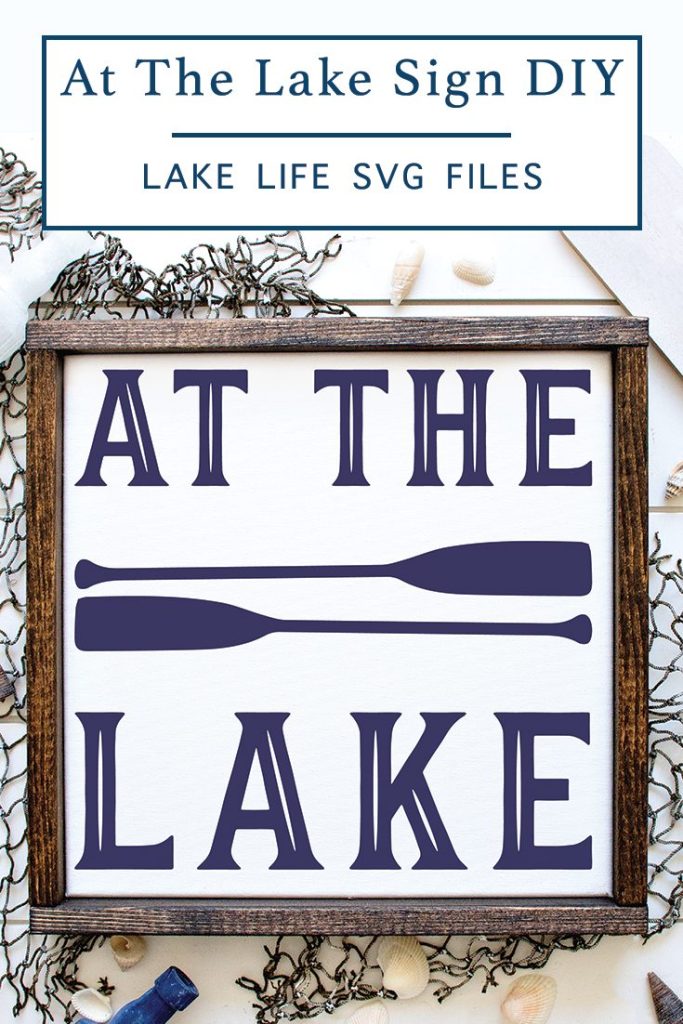 At the Lake Sign
