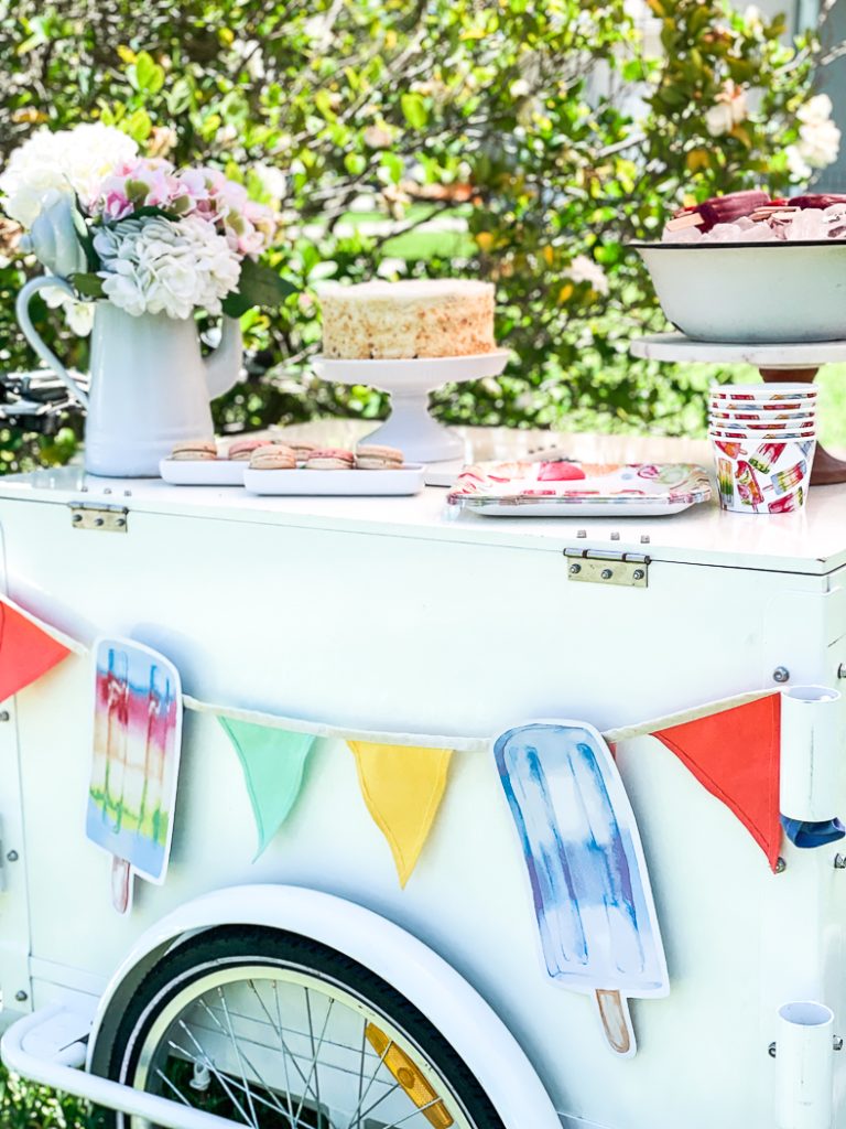 Popsicle Party Cart