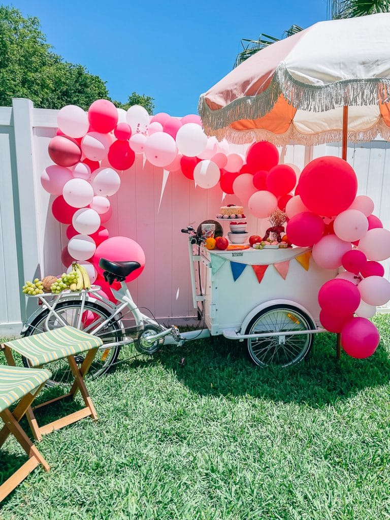 Ice Cream Cart Fruit Party