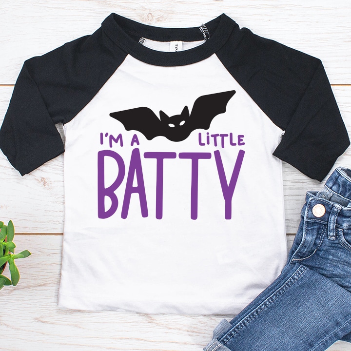 I'm a Little Batty Shirt by Artsy Fartsy Mama