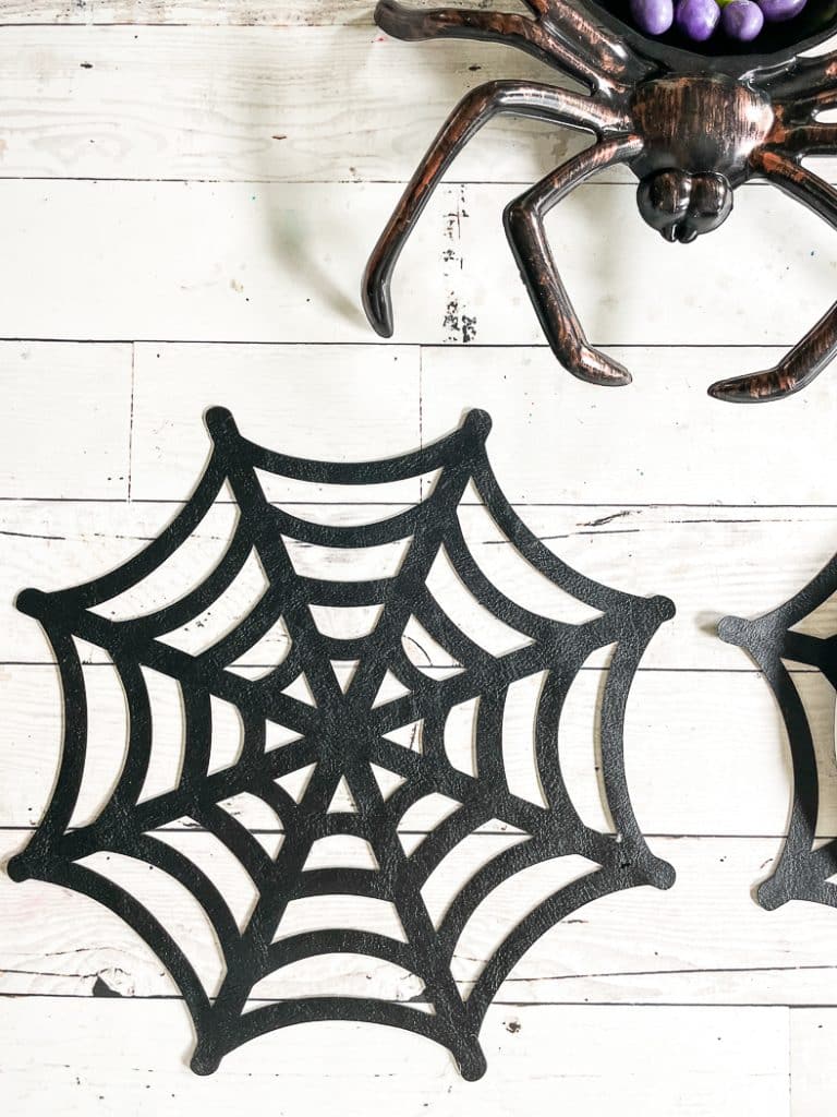 Spider web decoration