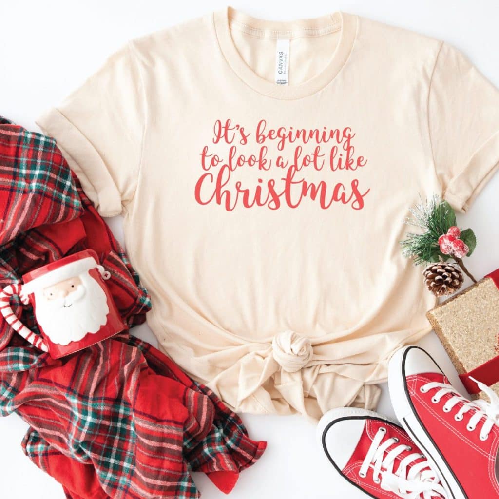 Simple Christmas Shirt Idea