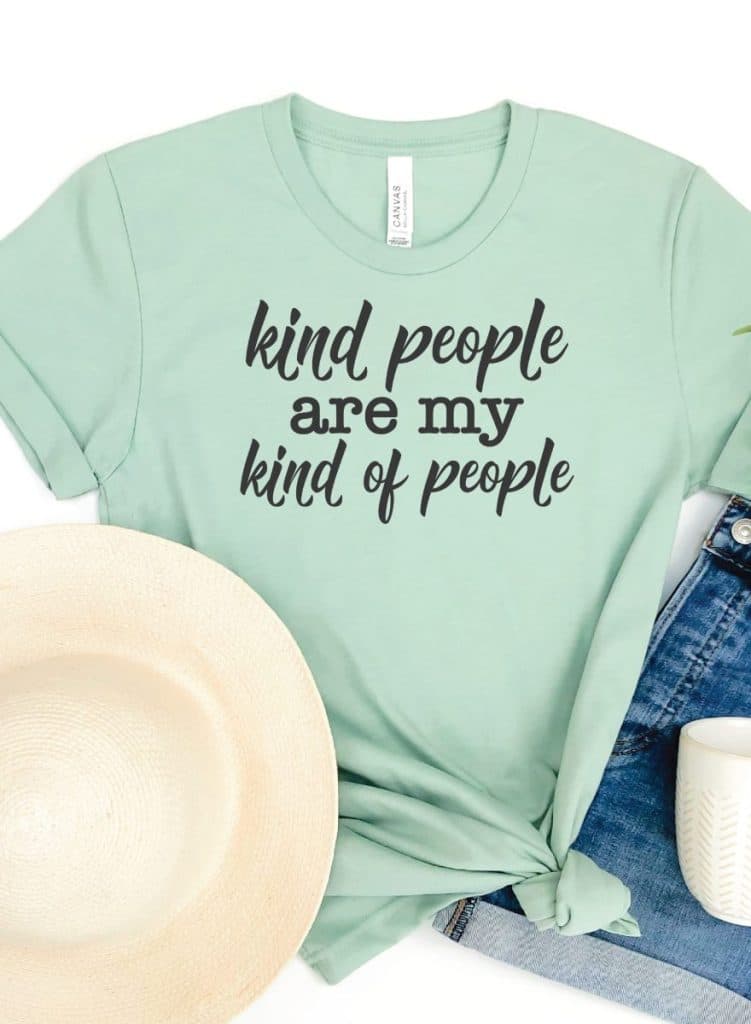 Green Kind People t-shirt