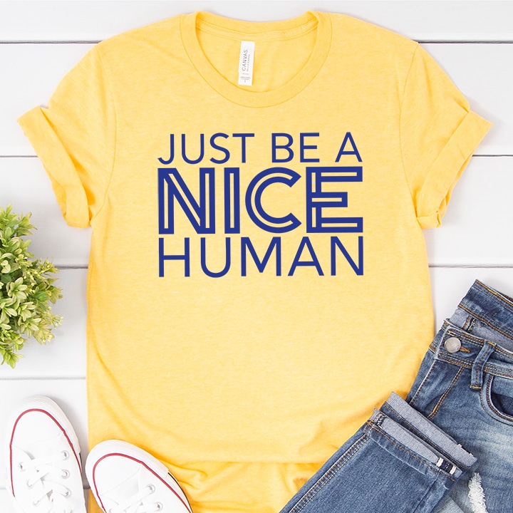 Be a Nice Human SVG by Artsy Fartsy Mama