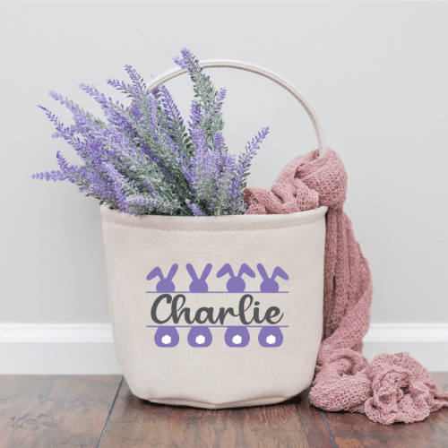 Lavender filled basket