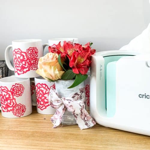 Flowers Cricut Mug Press