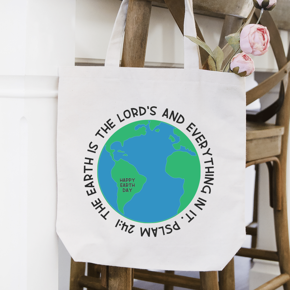 Earth Day Tote by The Girl Creative