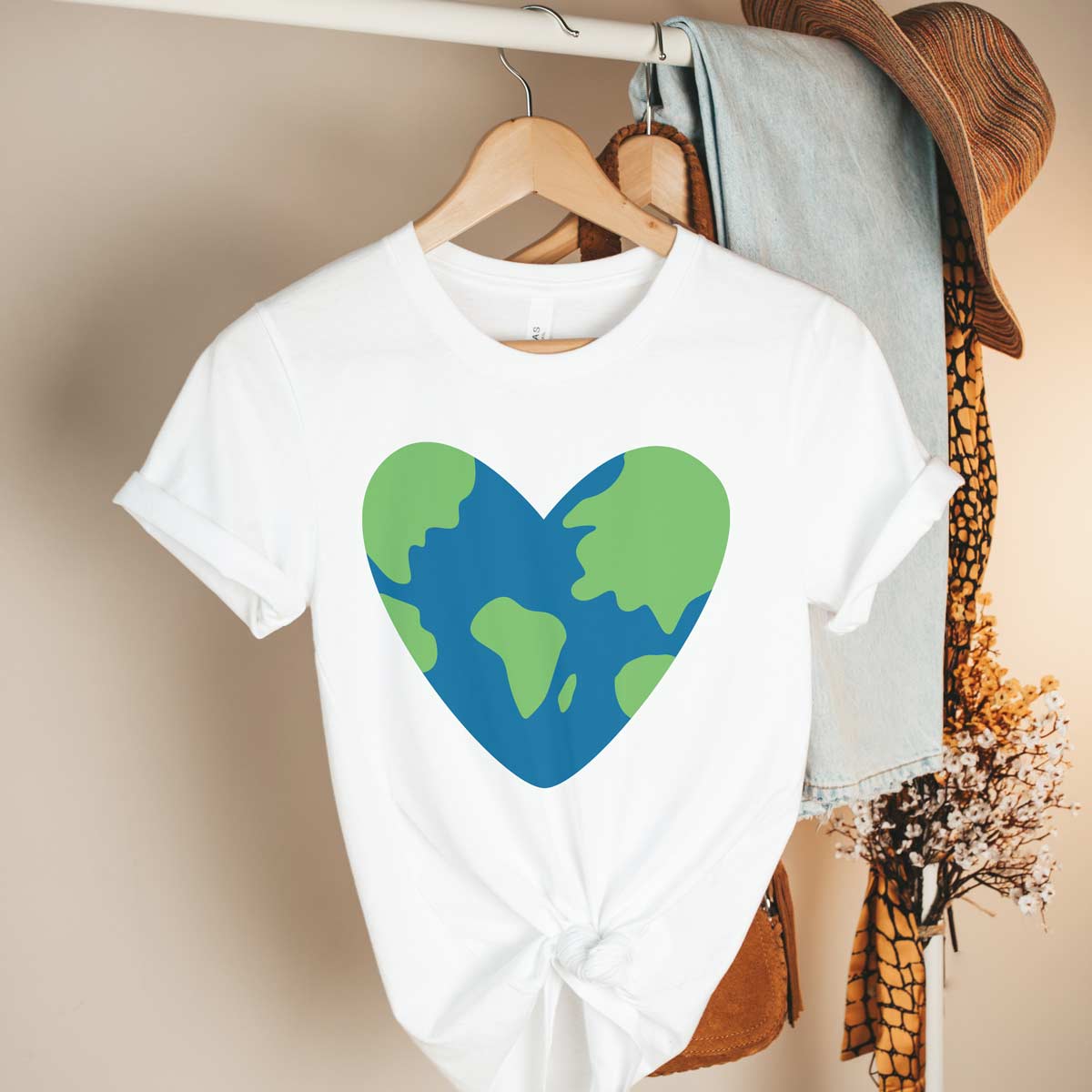 Earth Heart Shirt by Weekend Craft
