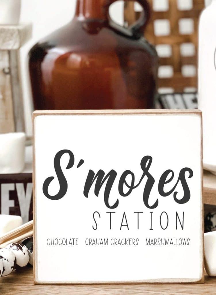 S'mores Sign