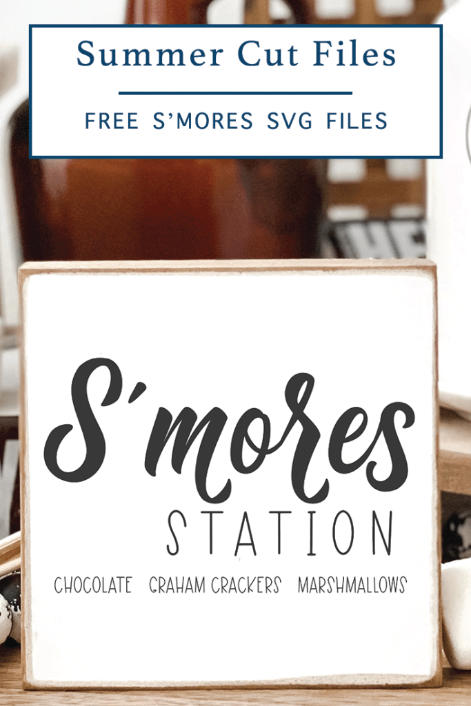 DIY S'mores Station Sign