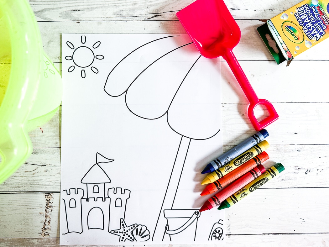 Printable Summer Coloring Sheet - Everyday Party Magazine