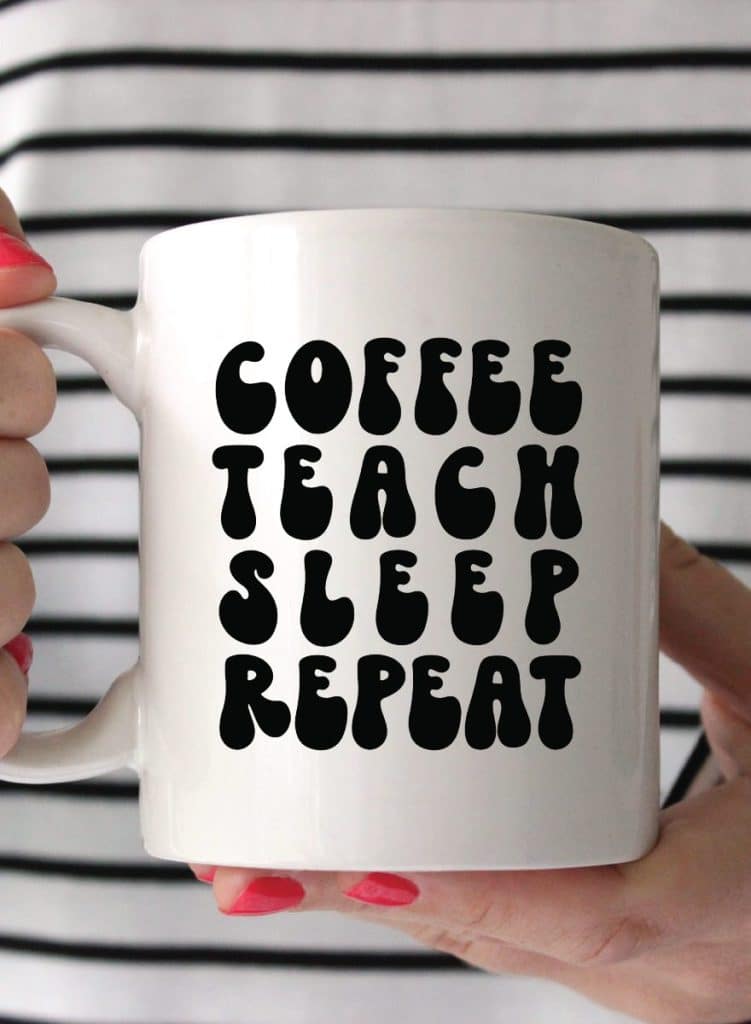 Coffee mug for teacher