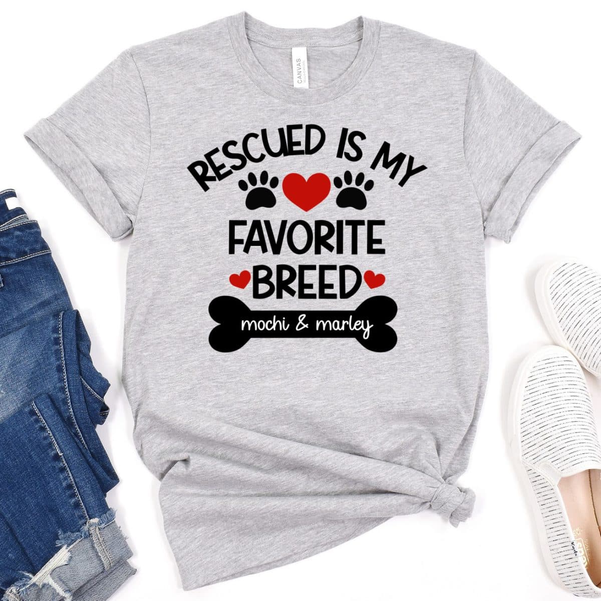 Hello Creative Family Rescued is my Favorite Breed SVG