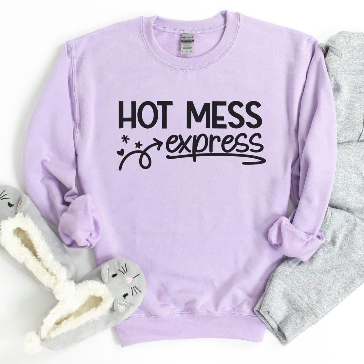 Hot Mess Express Sweatshirt by Hello Creative Family
