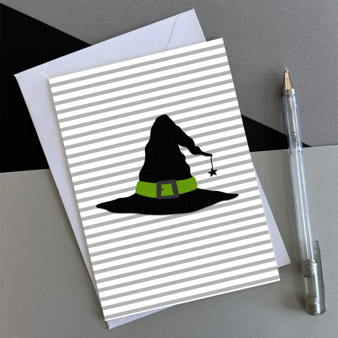 Witch Hat Card by 100 Directions Blog