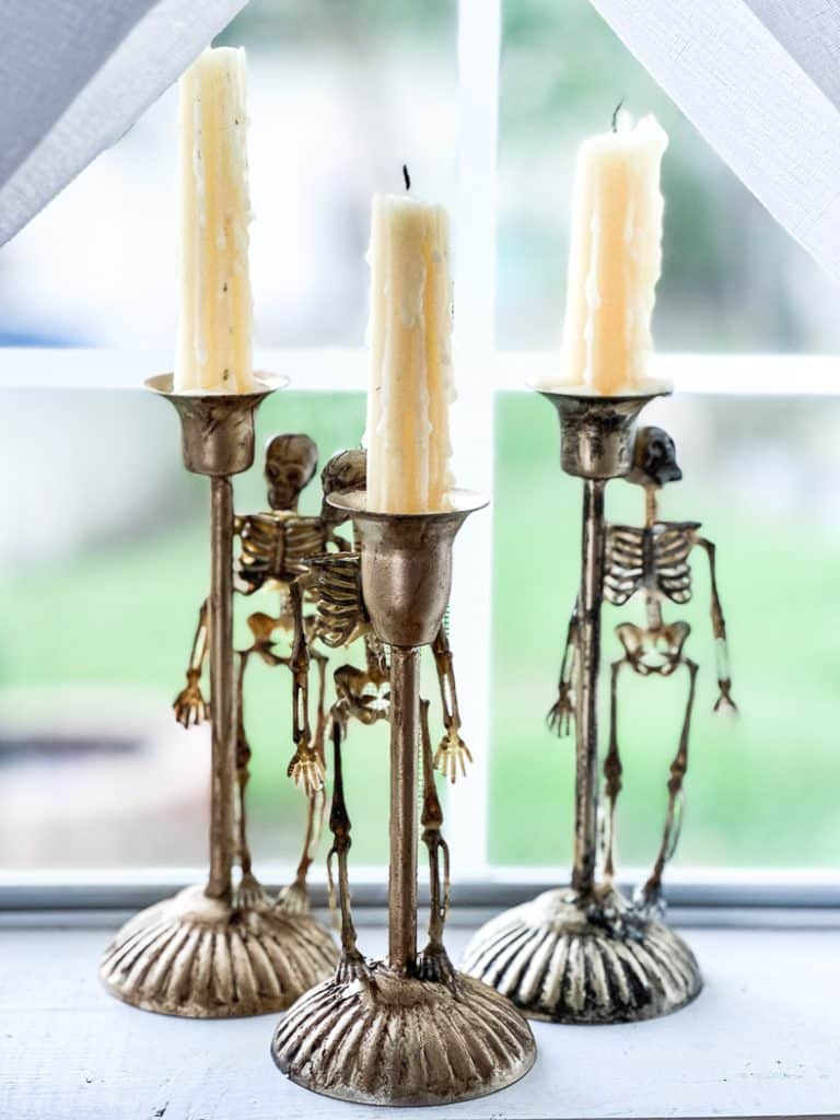 Skeleton Candlesticks