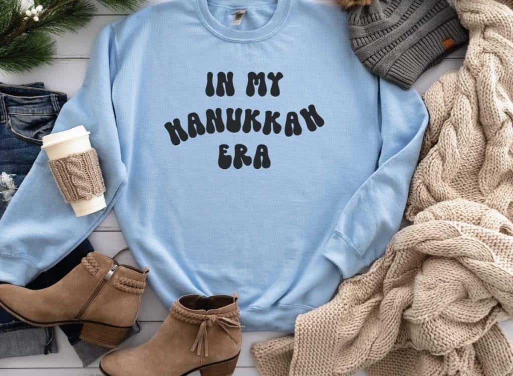 Cozy Hanukkah Era Shirt
