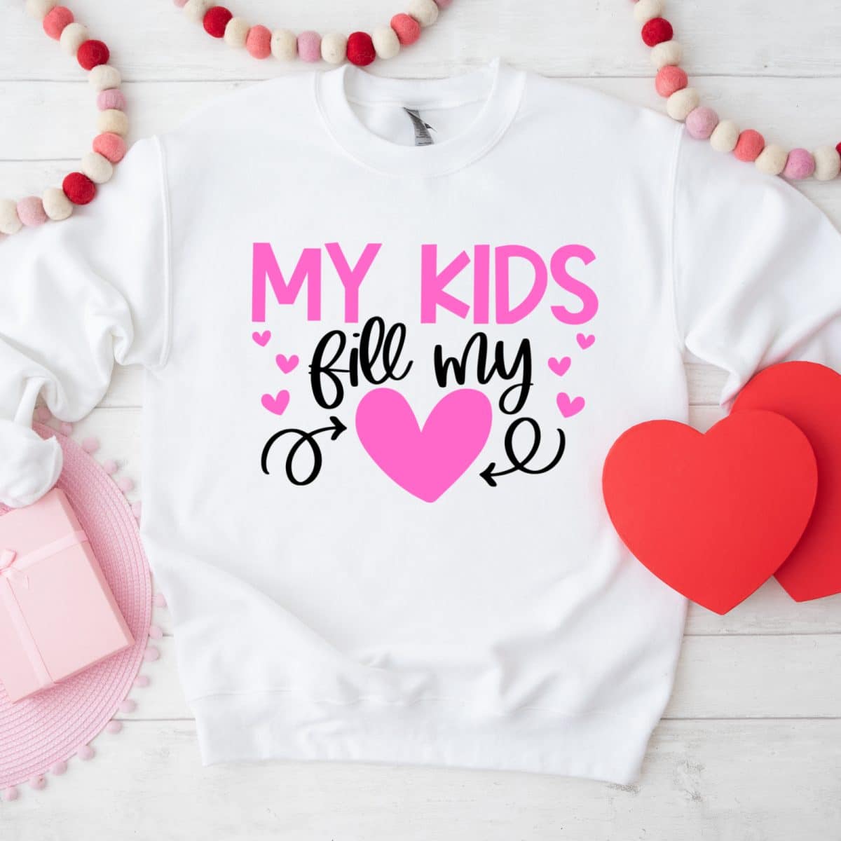 My Kids Fill My Heart SVG by Hello Creative Family