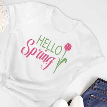 Hello Spring Shirt by Try It - Like It - Create It